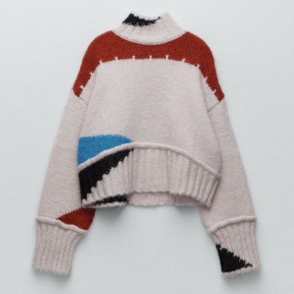 Zara Sweaters - ✨LIKE NEW✨ ZARA COLORBLOCK KNIT SWEATER